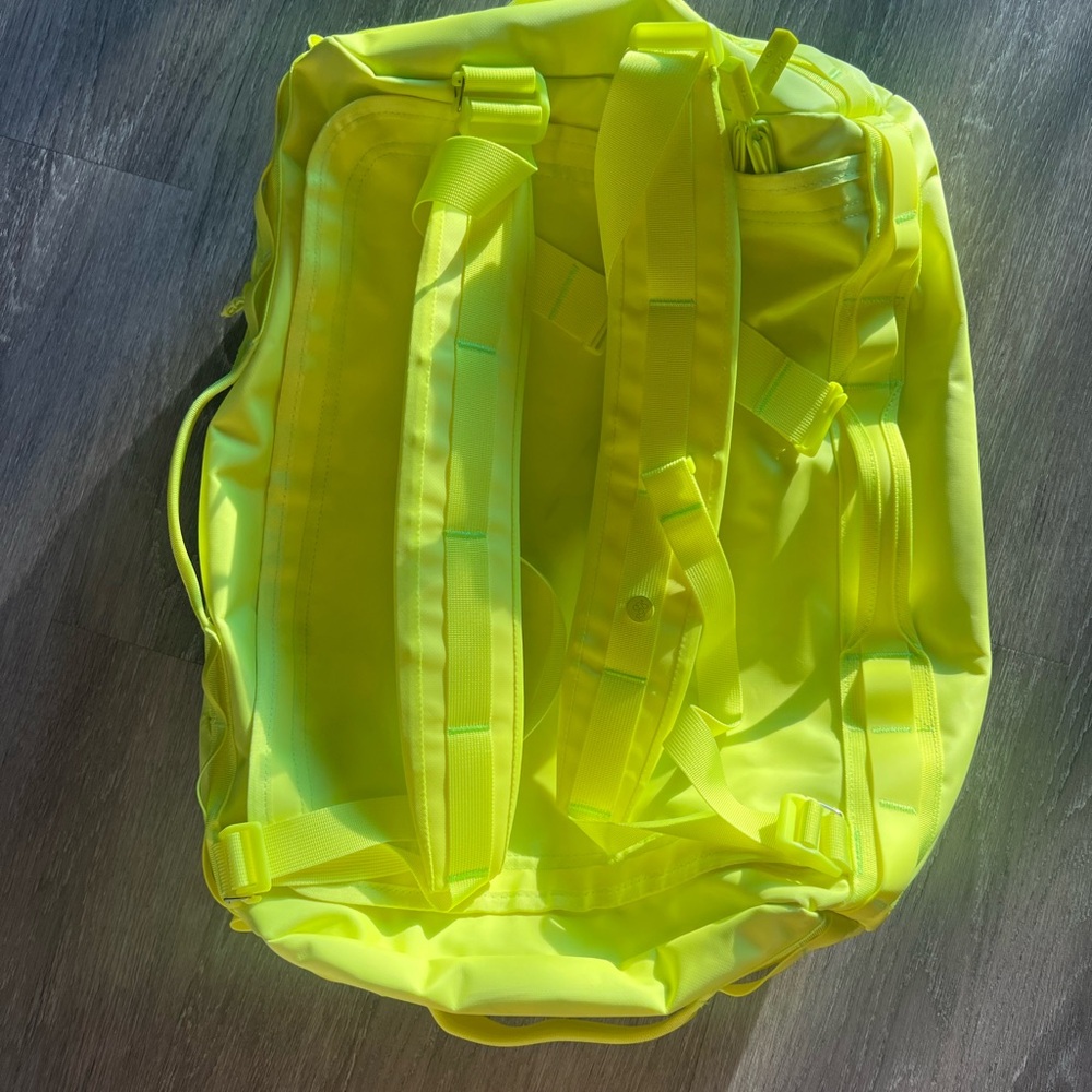 Baboon to the moon neon yellow small weekender bag